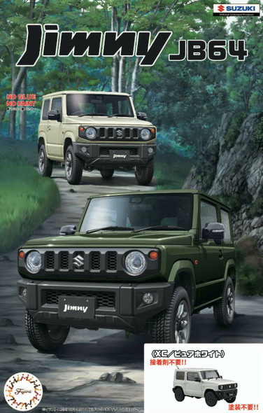 Fujimi 1/24 Scale Suzuki Jimny JB64 XC/Pure White Model Kit