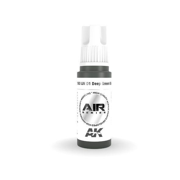 AK Interactive 3G Acrylics - Air - IJN D1 Deep Green Black 17ml