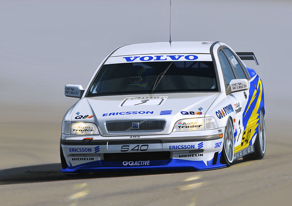 Platz NuNu 1/24 Racing Series VOLVO S40 1997 BTCC Brands Hatch Winner