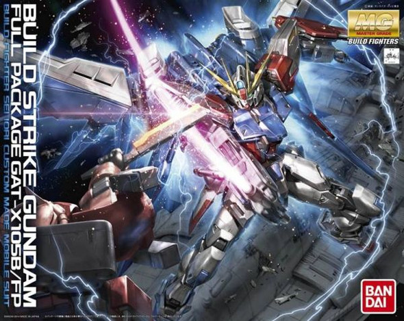 Bandai Gundam Build Fighters MG Build Strike Gundam Full Package 1/100 Scale Model Kit