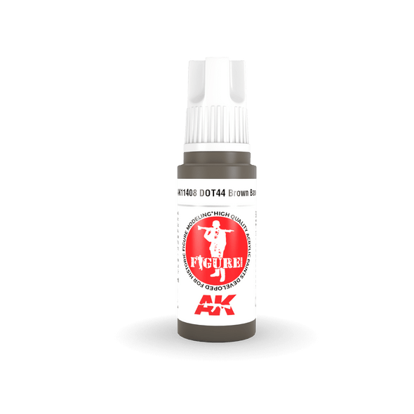 AK Interactive 3G Acrylics - Figure - Dot44 Brown Base 17ml