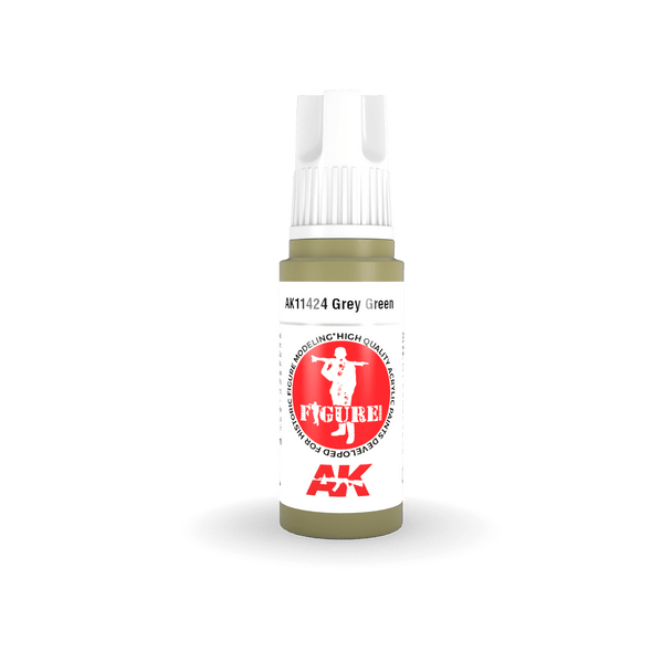 AK Interactive 3G Acrylics - Figure - Grey Green 17ml