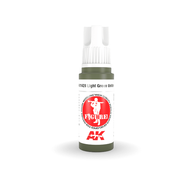 AK Interactive 3G Acrylics - Figure - Light Green Uniform 17ml