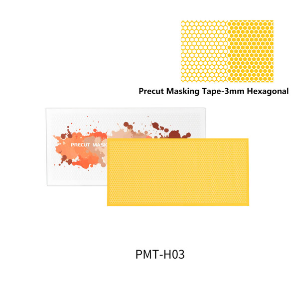 Dspiae PMT-H03 3mm Precut Masking Tape - 3mm Hexagonal