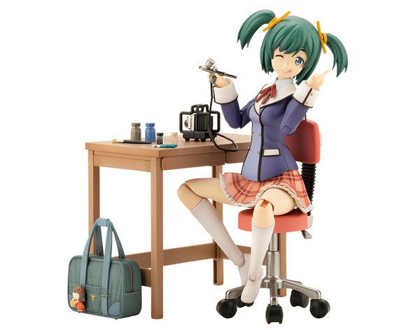 Kotobukiya 1/10 Sousai Shojo Teien Series Bukiko Kotobuki Wakaba Girls' High School Winter Clothes Modeler's Edition, Plastic Model Kit