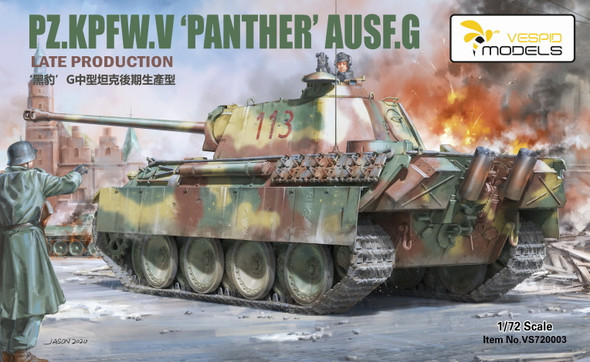Vespid Models 1/72 Pz.Kpfw.V 'Panther' Ausf.G Late Production