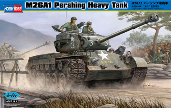 Hobby Boss 1/35 Scale M26A1 Pershing Heavy Tank Model Kit