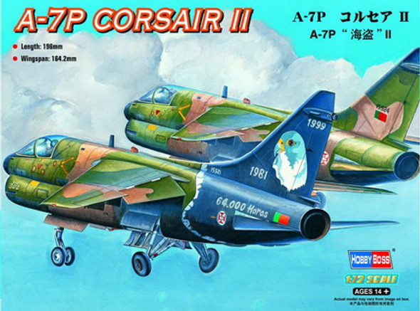 Hobby Boss 1/72 Scale A-7P Corsair II Model Kit