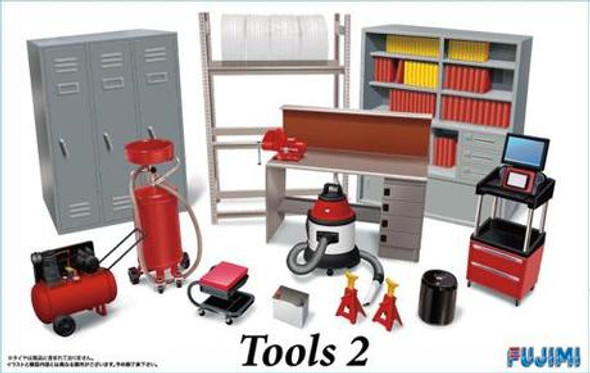 Fujimi 1/24 Scale Garage & Tools 2 Model Kit