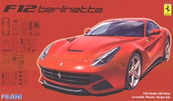 Fujimi 1/24 Scale Ferrari F12 Berlinetta DX Model Kit