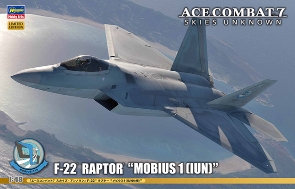 Hasegawa 1/48 [Ace Combat 7 Skies Unknown] F-22 Raptor "Mobius 1 (IUN)"