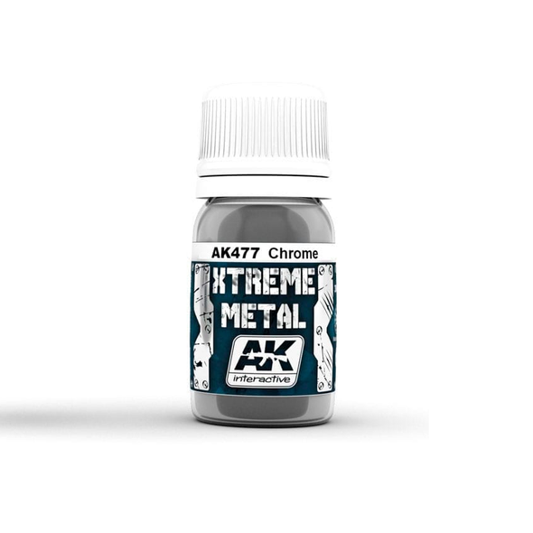 AK Interactive Enamels - Xtreme Metal - Chrome 30ml