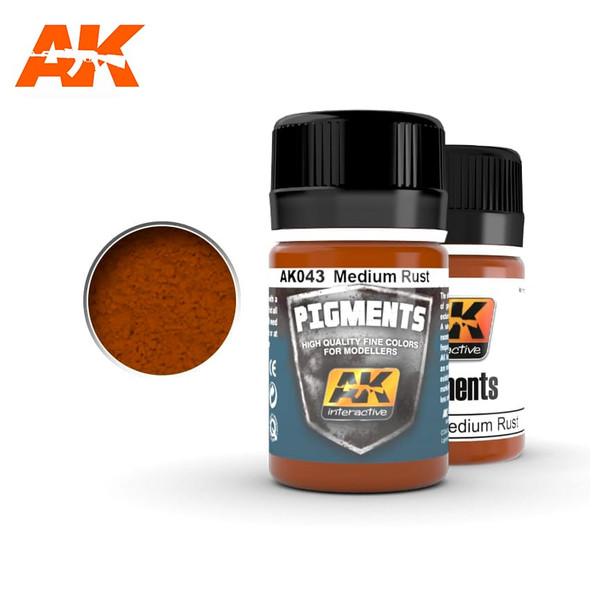 AK Interactive Pigments - Medium Rust 35ml