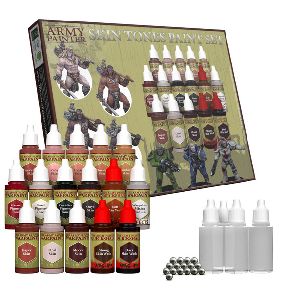 Army Painter Box Sets - Warpaints Skin Tones Paint Set