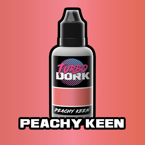 Turbo Dork Metallic Acrylic Paint - Peachy Keen 20ml