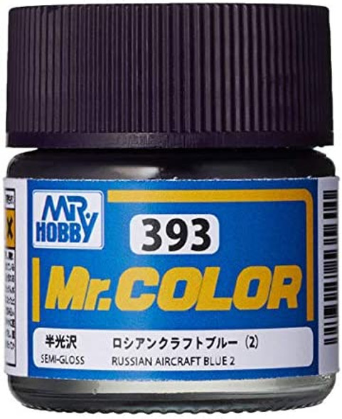 Mr. Hobby Mr. Color Acrylic Paint - C393 Russian Aircraft Blue II (Current Russian Aircraft Top) 10ml