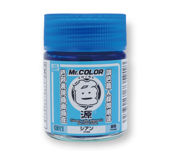 Mr. Hobby Mr. Color Tune Pigment - CR1 Cyan Primary Color Tune Pigment 18ml