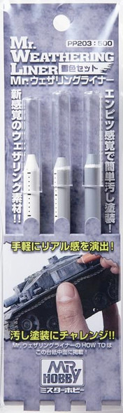 Mr. Hobby Mr. Weathering - Liner Snow Color Set