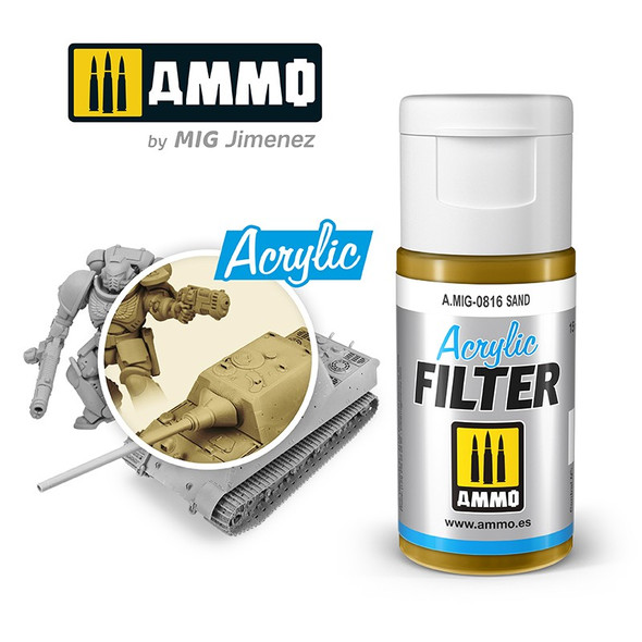 Ammo Mig Acrylic Filters - Sand 15ml