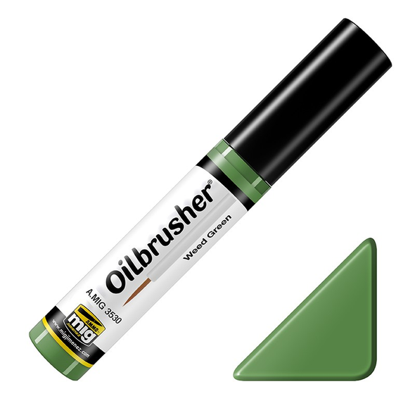 Ammo Mig Oils - Oilbrusher Weed Green
