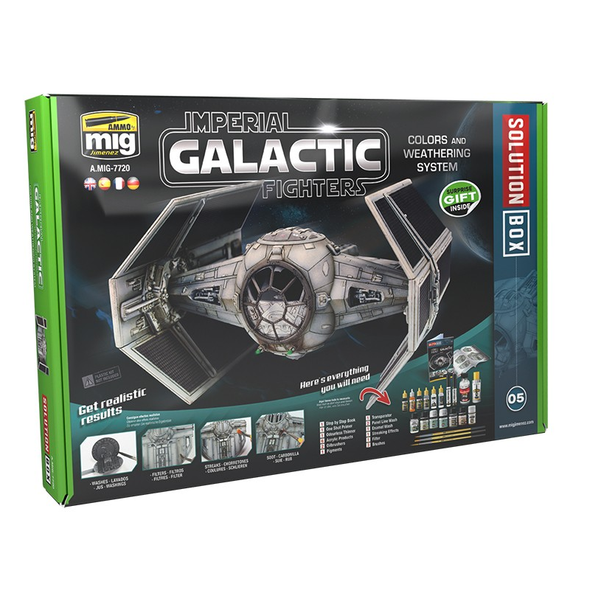Ammo Mig Box Sets - Imperial Galactic Fighters Solution Box