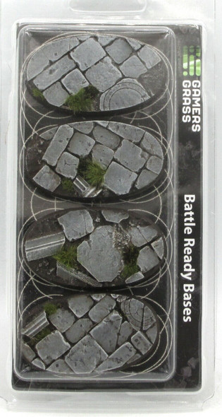 Gamers Grass Battle Ready Bases - Temple - Oval 60mm (x4)
