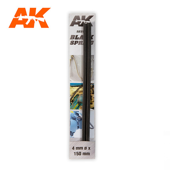 AK Interactive Springs - Black Spring 4mm