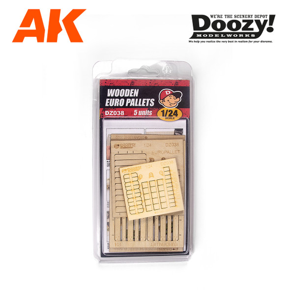 Doozy 1/24 Scale Wooden Euro Pallets Model Kit