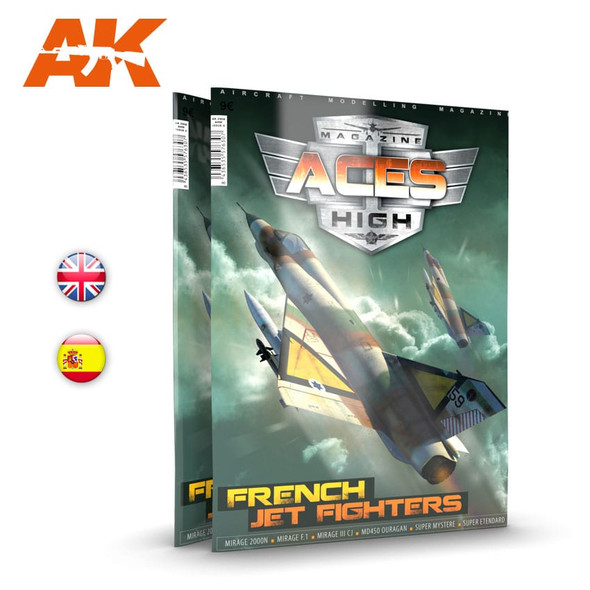 AK Interactive Aces High No. 15: French Jet Fighters - English