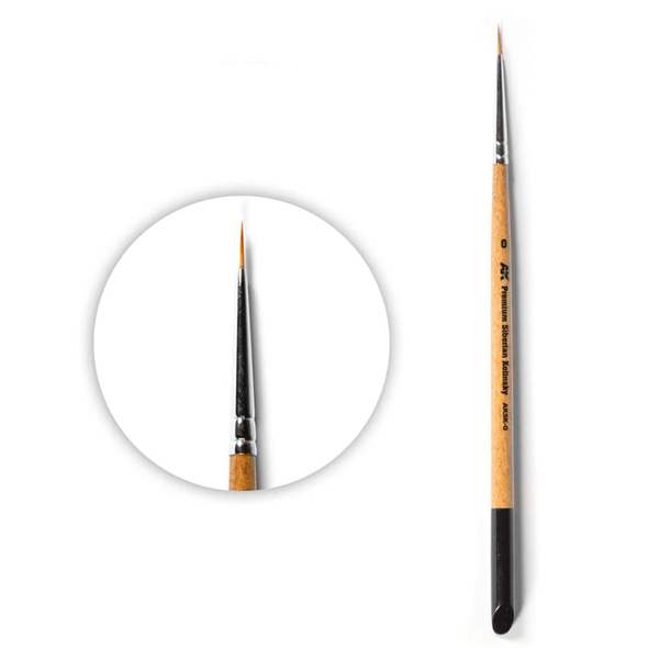 AK Interactive Premium Brushes Siberian Kolinsky Brush 2/0