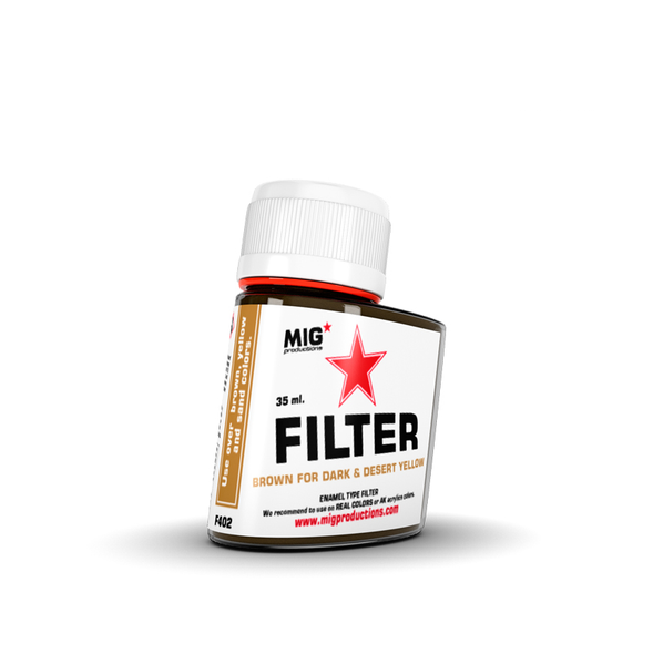 MIG Productions Filters - Brown for Dark & Desert Yellow 35ml