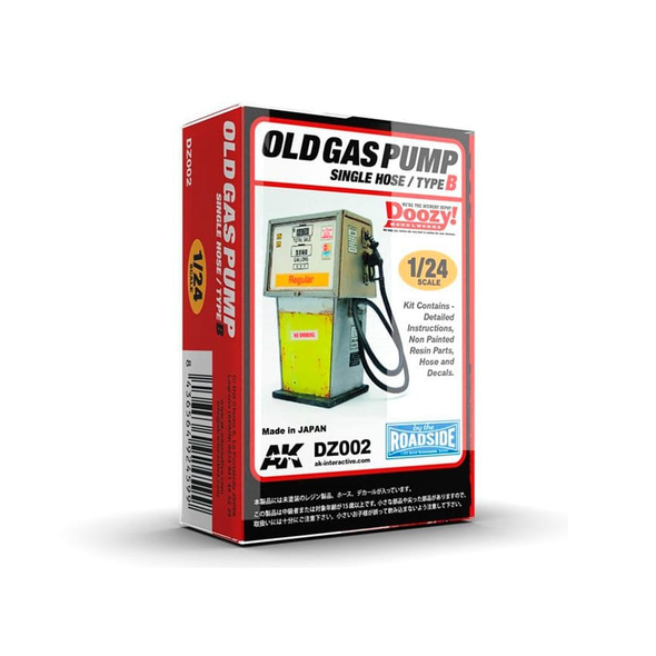 Doozy 1/24 Scale Old Gas Pump Single Hose Type B Model Kit