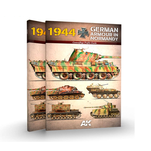 AK Interactive German Armour In Normandy 1944 Camouflage Profile Guide - English