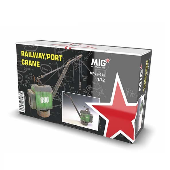 MIG Productions 1/72 Scale Railway/Port Crane Model Kit