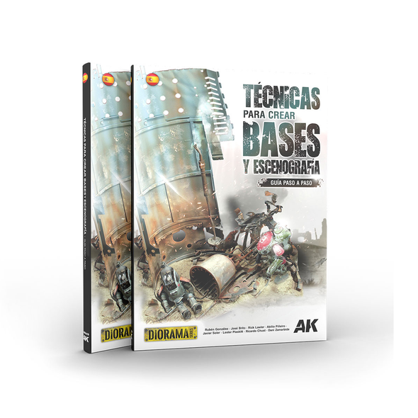 AK Interactive Techniques for Creating Bases and Scenography - Spanish