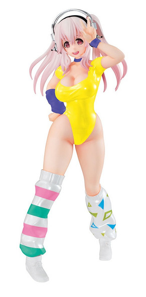 Furyu Corporation Super Sonico Series 80's Yellow/Another Color Ver. (Re-Run) Concept Figure Statue