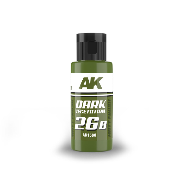 AK Interactive Dual Exo Acrylics - 26B Dark Vegetation 60ml