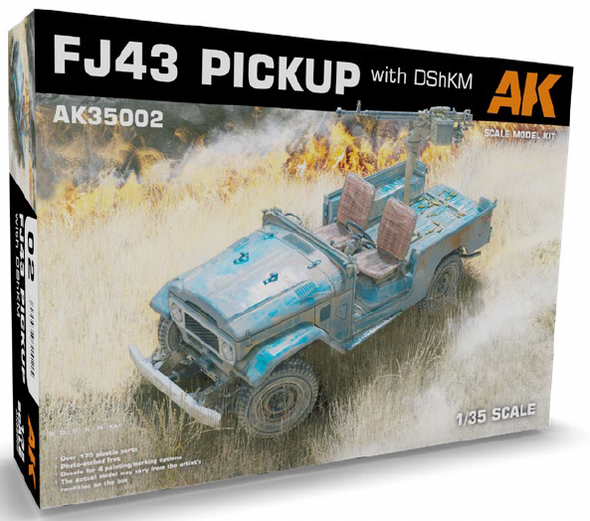 AK Interactive 1/35 Scale FJ43 Pickup with DShKM Model Kit