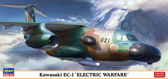 Hasegawa 1/20 Scale Kawasaki EC-1 Electric Warfare Model Kit