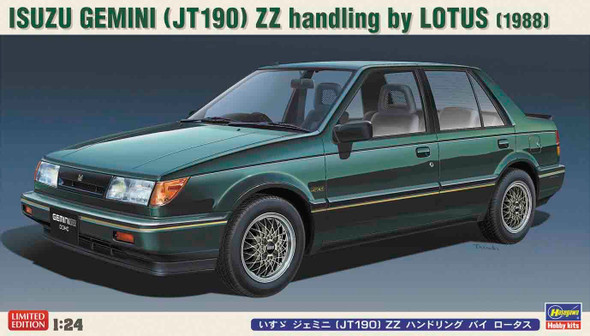 Hasegawa 1/24 Scale Isuzu Gemini JT190 ZZ Handling by Lotus Model Kit