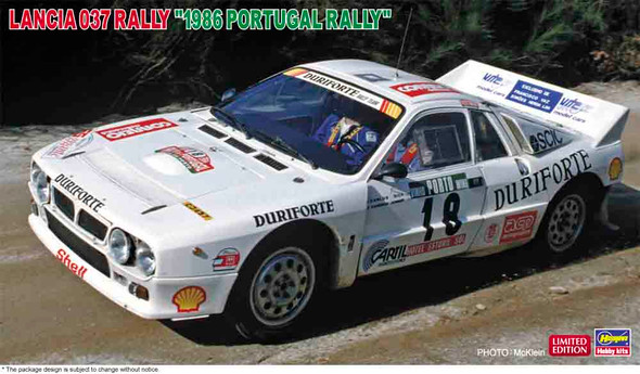 Hasegawa 1/24 Scale Lancia 037 Rally 1986 Portugal Rally Model Kit