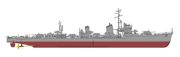 Hasegawa 1/350 Scale IJN Destroyer Type Koh Hamakaze Operation Ten-Go 1945 Super Detail Model Kit