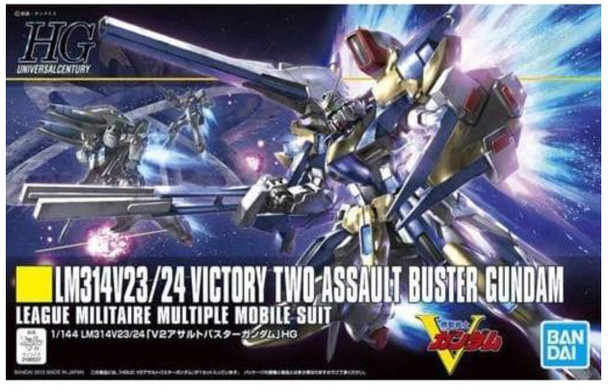 Bandai Victory Gundam HGUC #189 V2 Assault Buster Gundam 1/144 Scale Model Kit