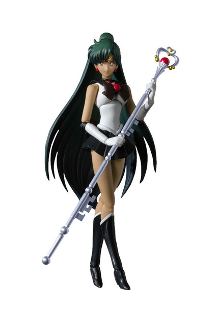 Bandai Sailor Moon Pretty Guardian R Sailor Pluto Animation Color Edition S.H. Figuarts Action Figure