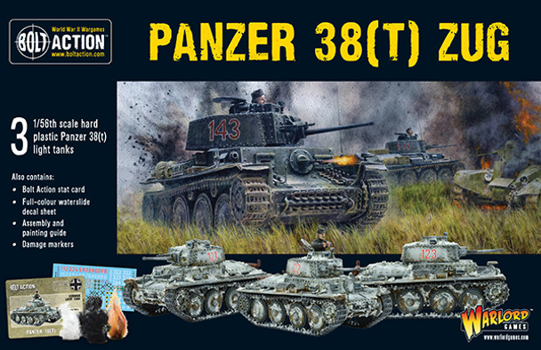 Warlord Games Bolt Action - Panzer 38(T) ZUG