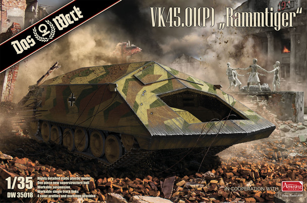 Das Werk 1/35 Scale VK45.01(P) Rammtiger Model Kit