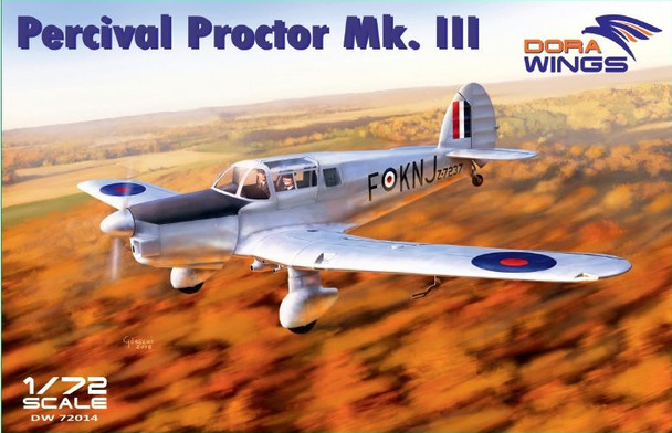 Dora Wings 1/72 Scale Percival Proctor Mk.III Model Kit