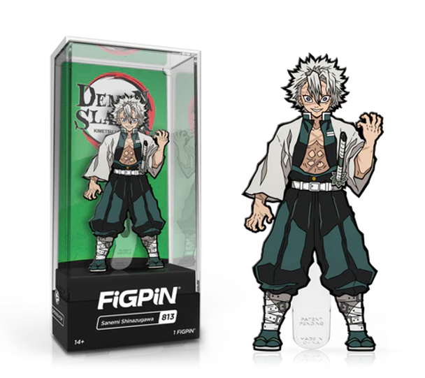 FiGPiN Demon Slayer Series Sanemi Shinazugawa Enamel Pin Figure