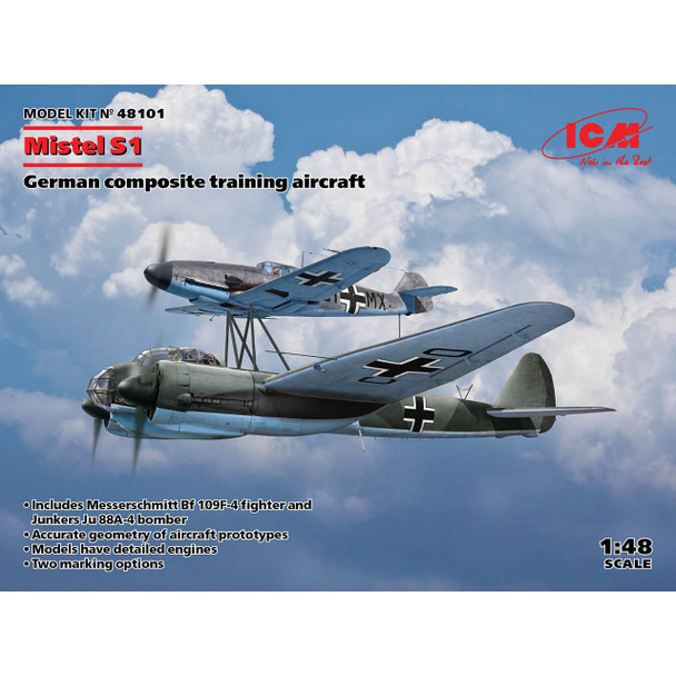ICM 1/48 Mistel S1, German Composite Training Aircraft