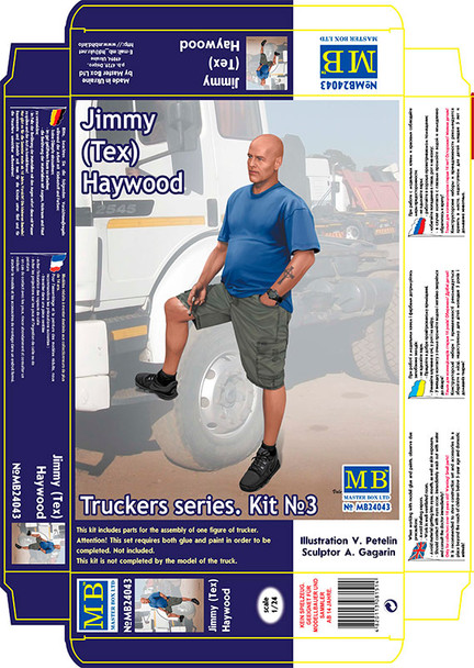 MASTER BOX 1/24 Truckers series. Jimmy (Tex) Haywood.